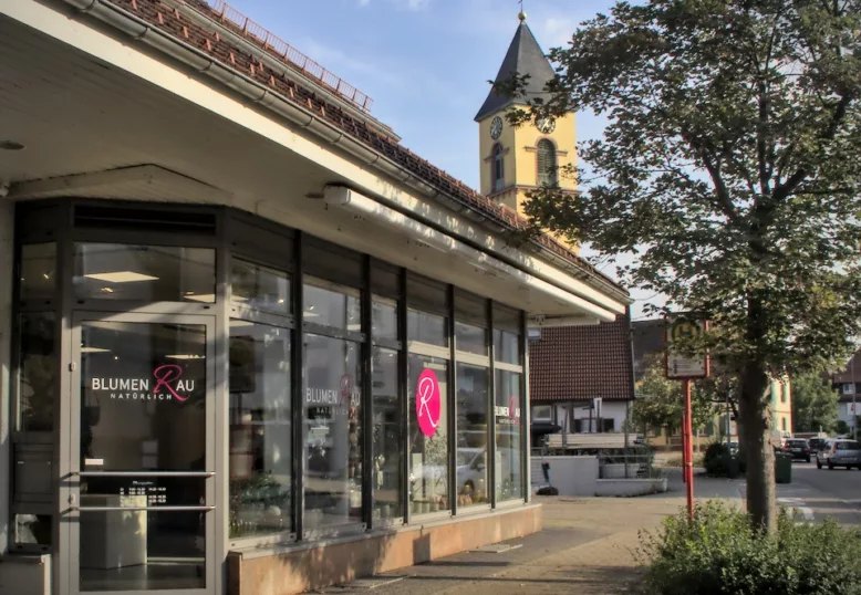 Interior fit-out of a flower shop in Karlsbad-Langensteinbach