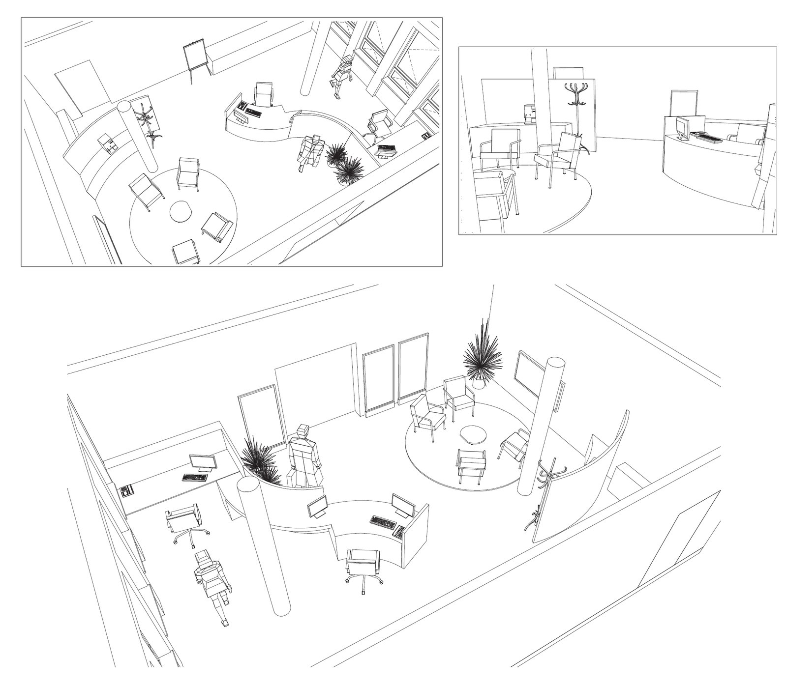 Perspectives of the final concept from above