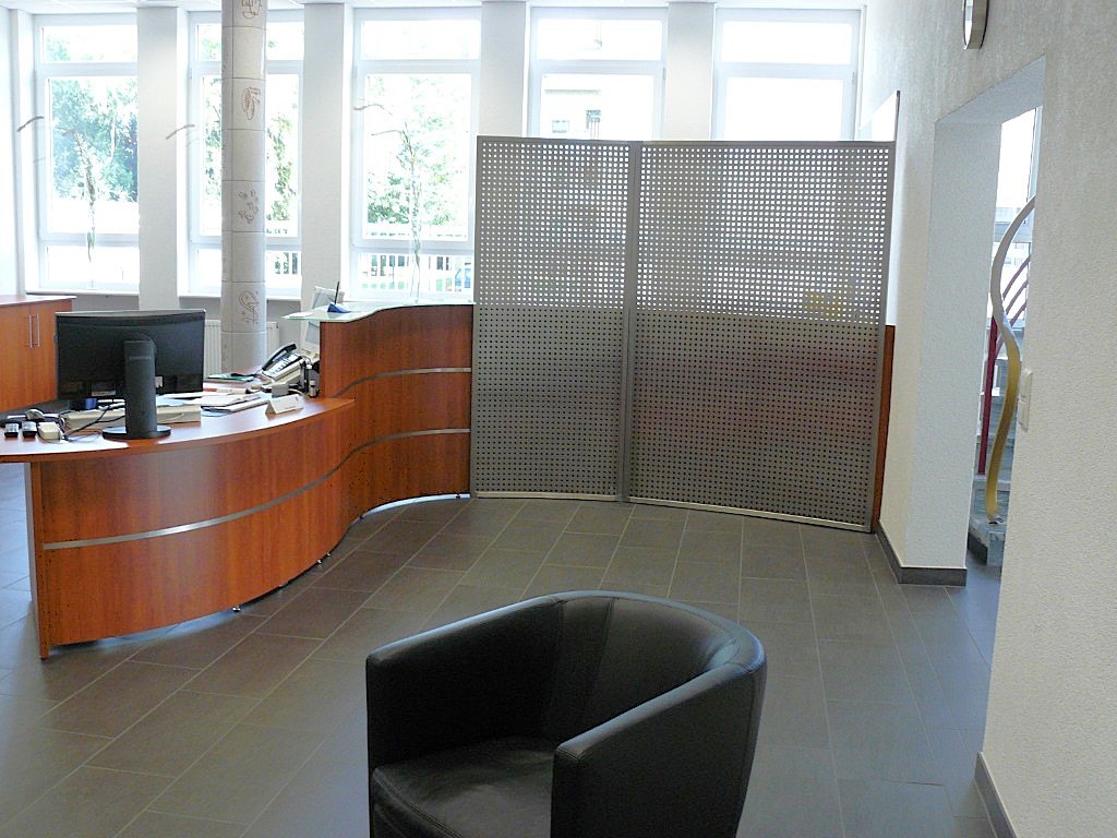 Reception area of a company in Ettlingen