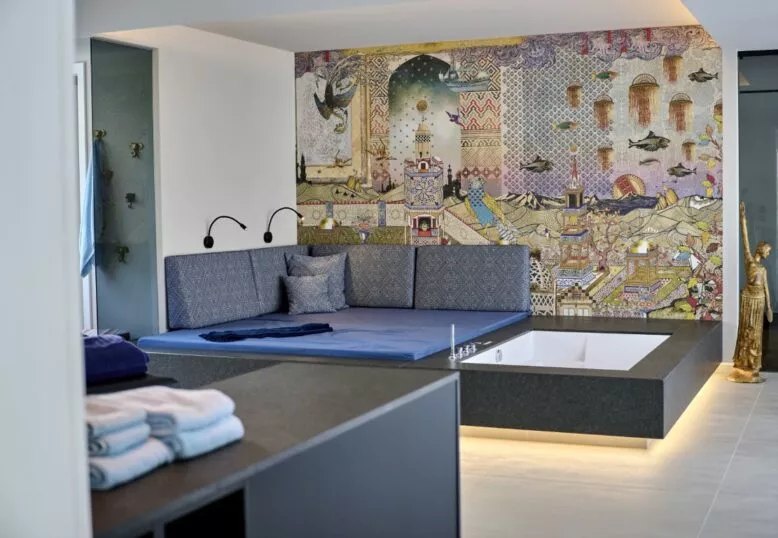 Private sauna and spa area near Nuremberg